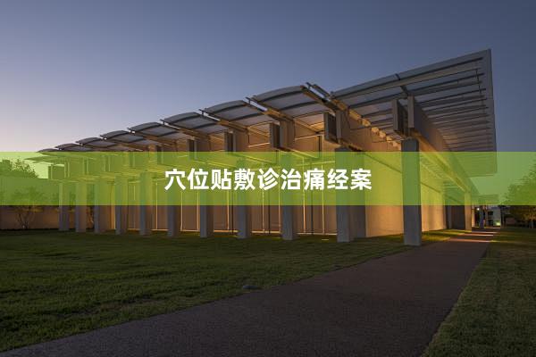 穴位贴敷诊治痛经案