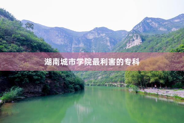 湖南城市学院最利害的专科